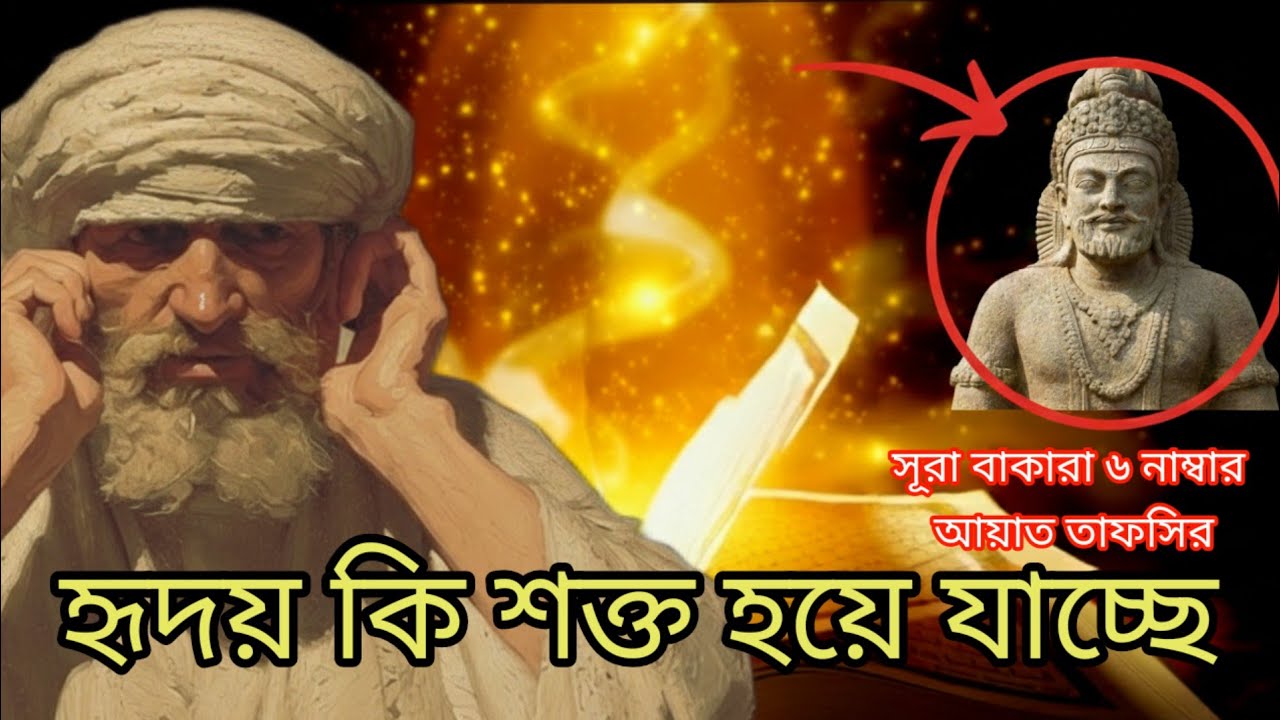সূরা বাকারা ৬ নাম্বার আয়াত তাফসির হৃদয় কি শক্ত হয়ে যাচ্ছে