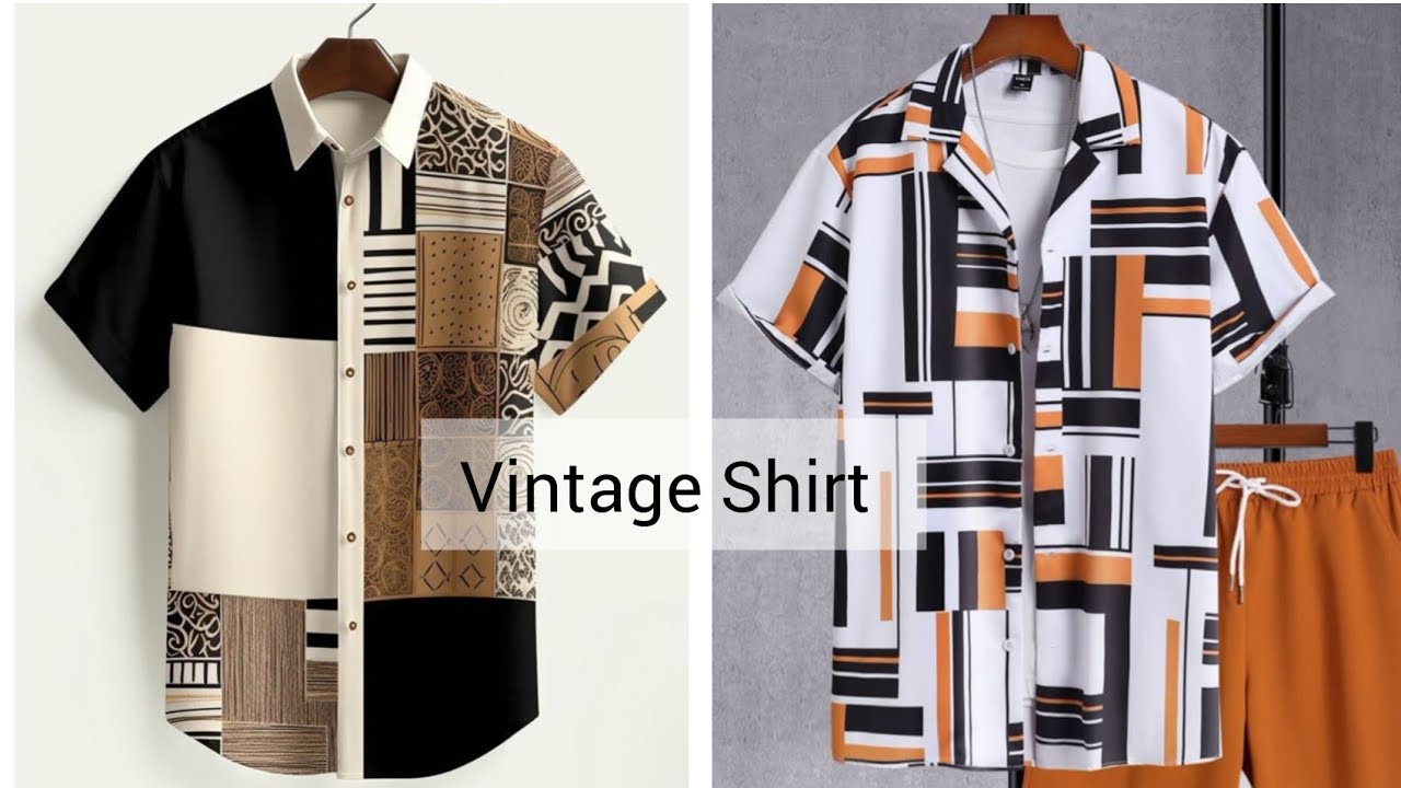 How to Cut and Sew a Unisex Vintage Shirt|| Easy Beginner Tutorial.