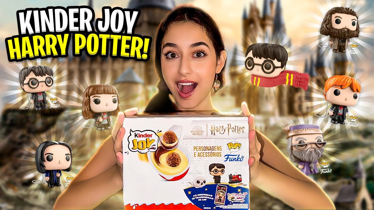 ABRINDO TODOS KINDER JOY HARRY POTTER DA CAIXA!!!