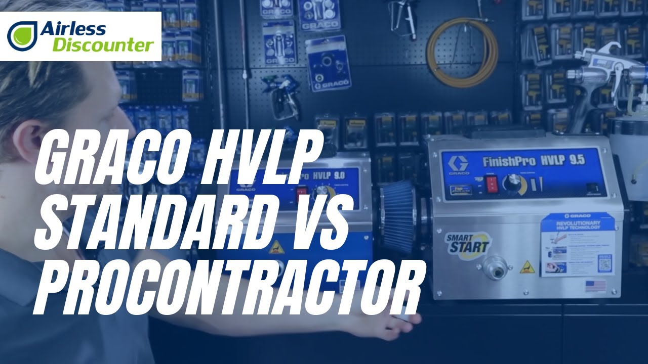 HVLP Standard versus ProContractor Features Comparison ( FinishPro HVLP 9.0 vs FinishPro HVLP 9.5)