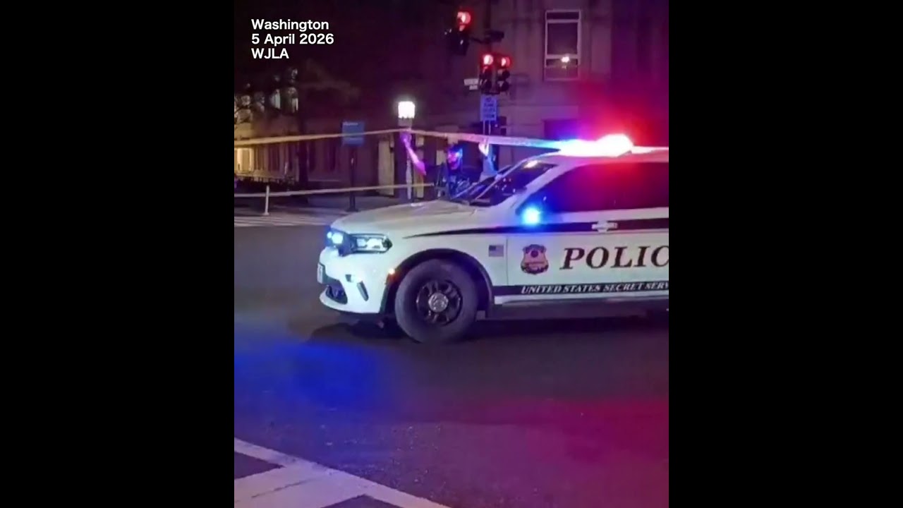 Scene as overnight gunfire heard near Lafayette Park, D.C.