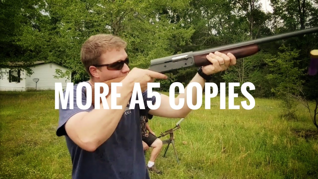 VINTAGE SHOTGUN SHOOTOUT 2!!!!Browning A5 copies!!!, Savage 720, Franchi AL48, Remington Model 11!!!
