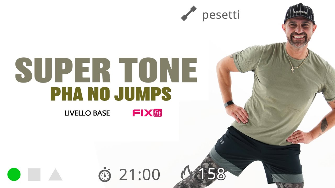 PHA Super Tone! Allenamento Total Body Senza Salti Per Principianti