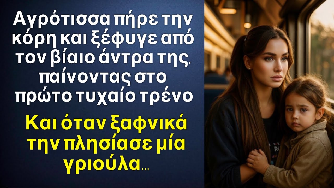 Αγρότισσα ξέφυγε από τον άντρα της με την κόρη και μπήκε στο τρένο, ώσπου την πλησίασε μία γιαγιά…￼