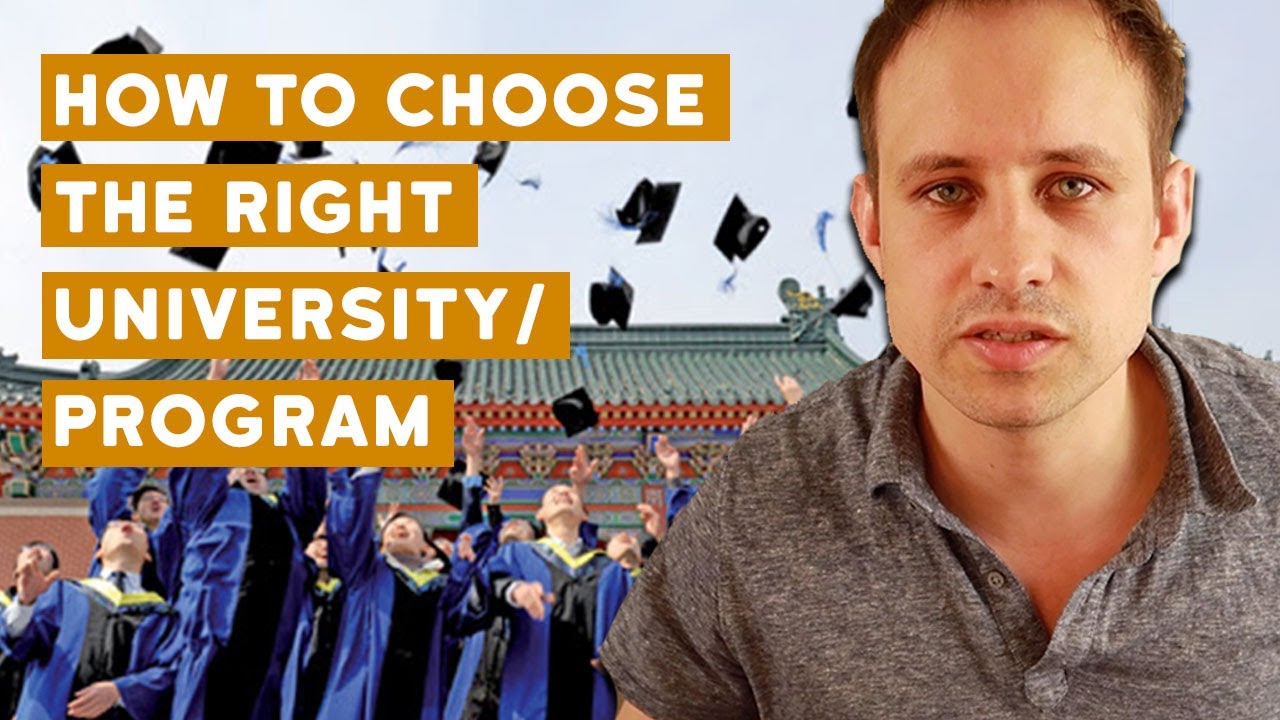 How to Choose the Right Program and University?
