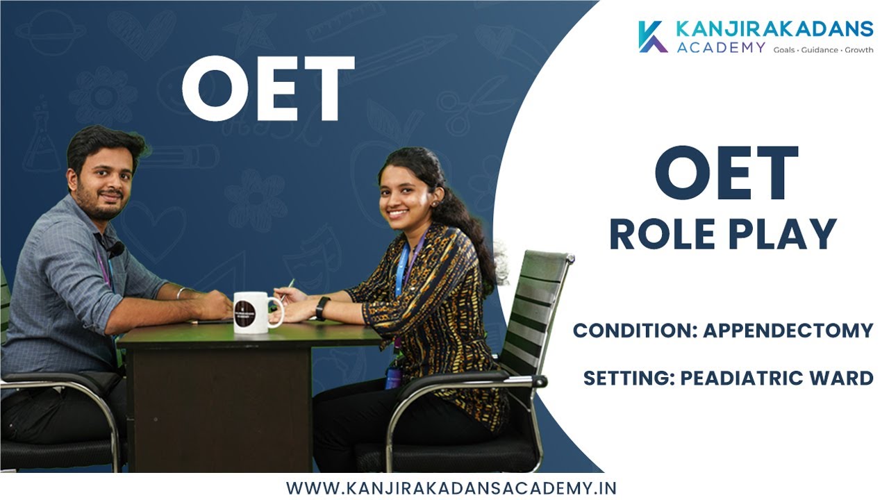 OET Speaking | Condition: Appendectomy | Setting: Peadiatric Ward                #oet #oetroleplay