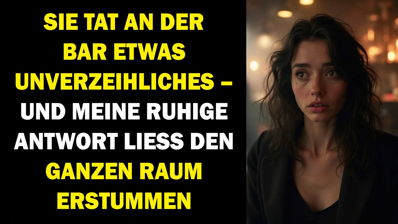 SIE ÜBERSCHRITT DIE GRENZE AN DER BAR – MEINE RUHIGE REAKTION ZERSTÖRTE ALLES ZWISCHEN UNS