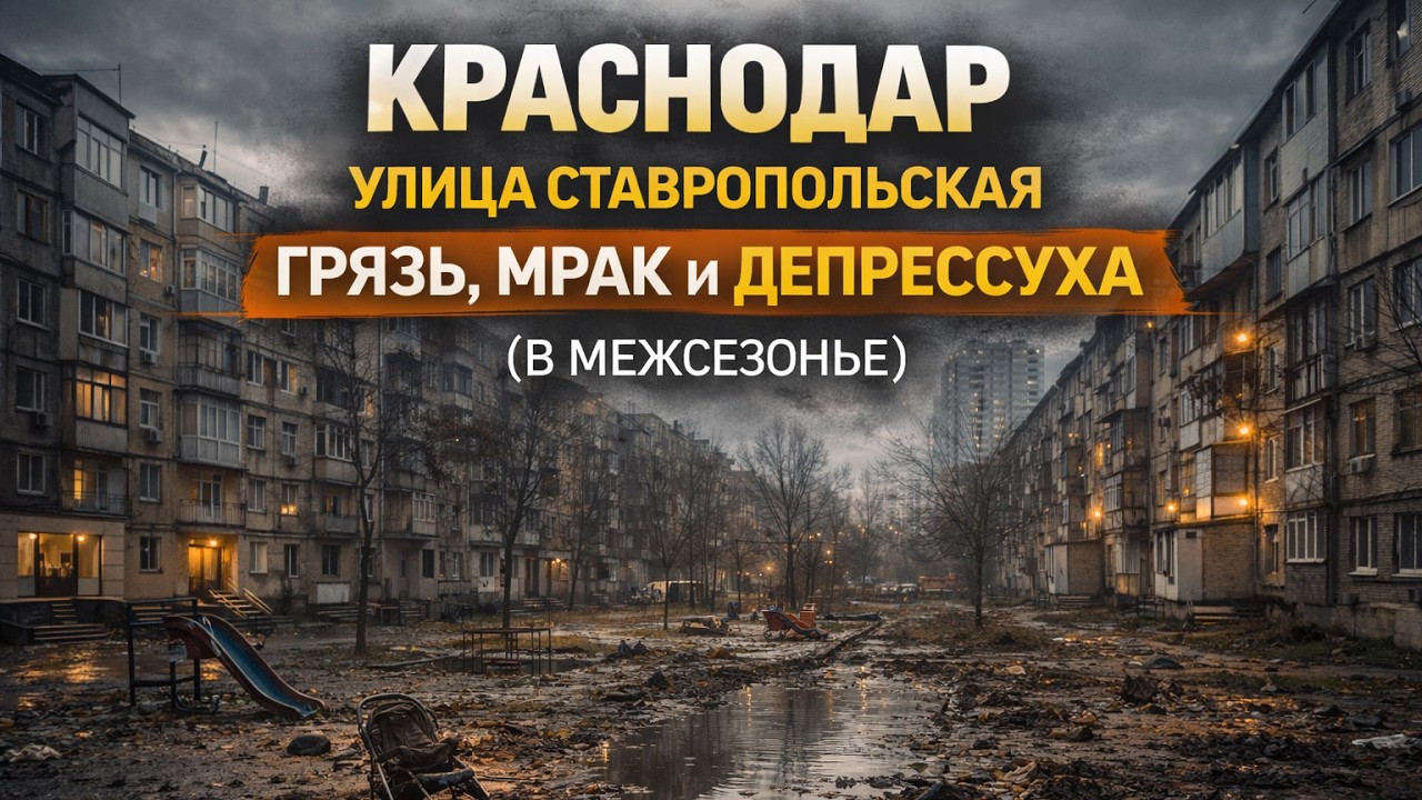 Краснодар, ул Ставропольская | Дворы в межсезонье