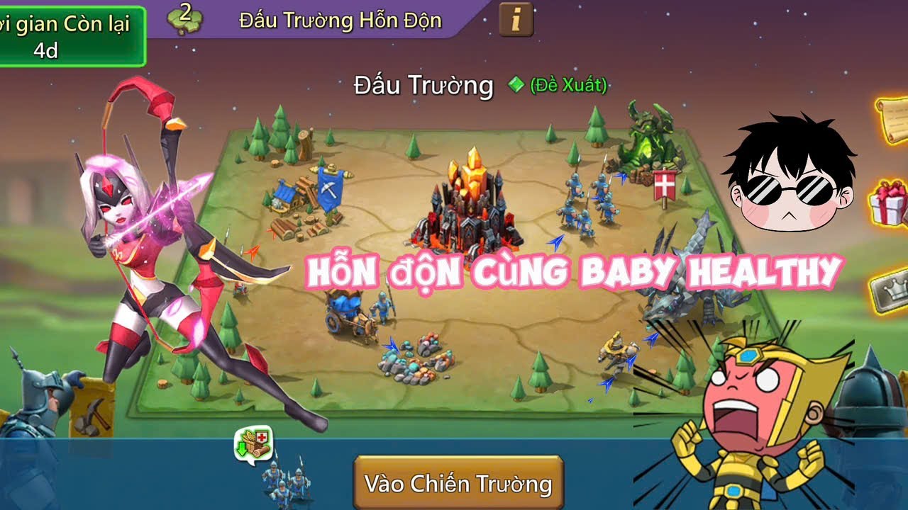 LORDS MOBILE  !!!! ZERO 3B LỰC CHIẾN HỖN ĐỘN CÙNG BABY HEALTHY VÀ CÁI KẾT.