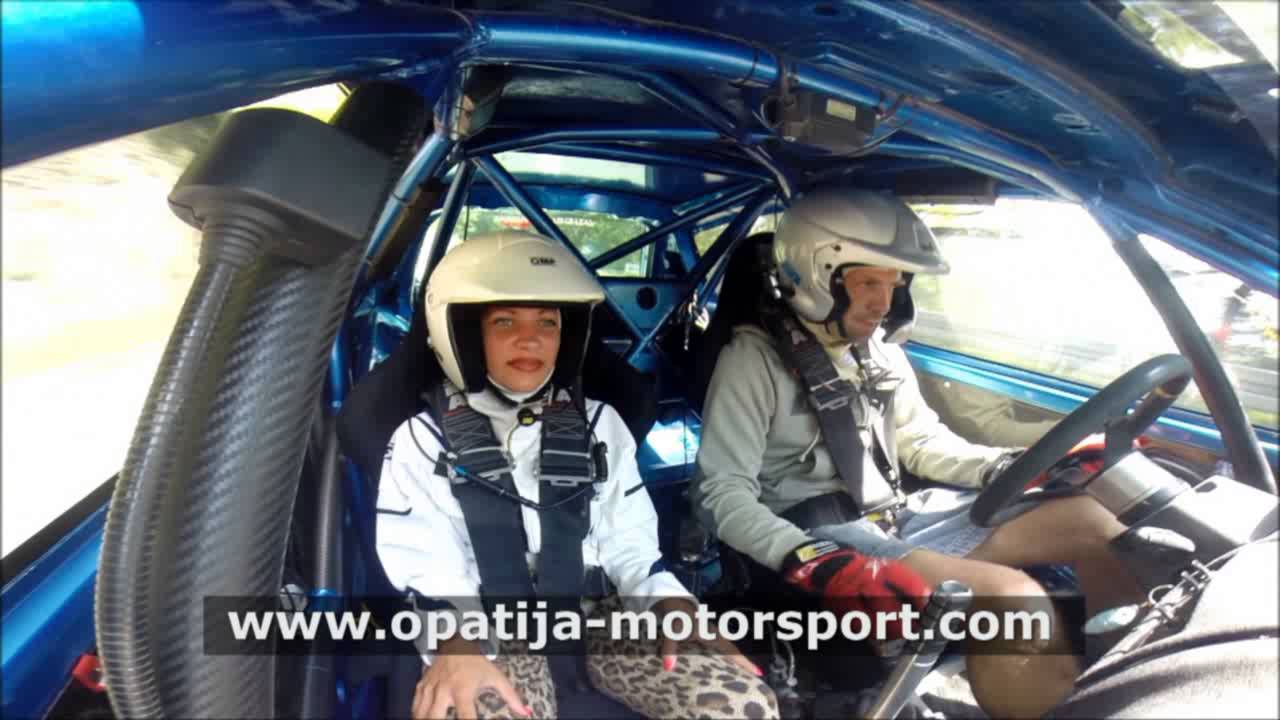 Promo vožnja - Claudia Beni i Tomas Hrvatin @ Inter cars Učka 2014.