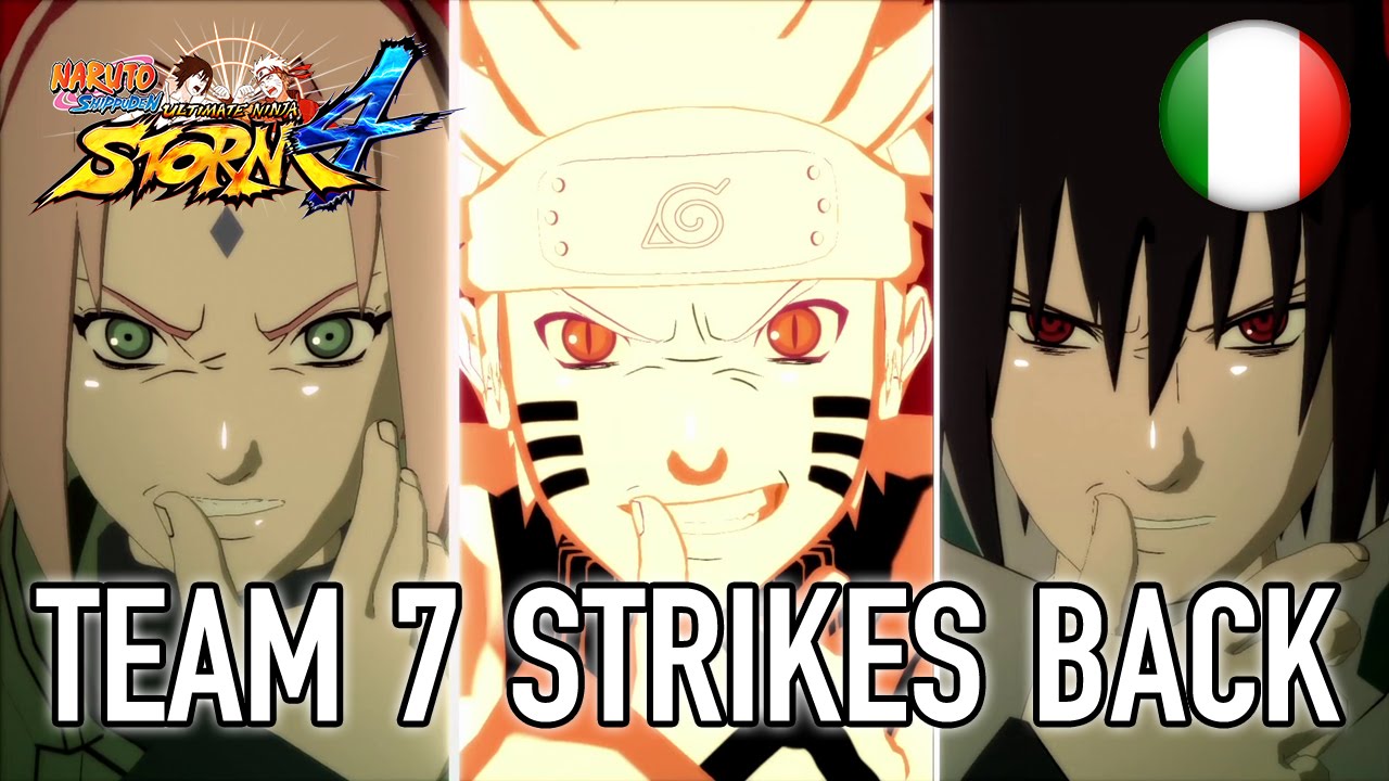 Naruto SUN Storm 4 - PS4/XB1/Steam - Team 7 Strikes back (Italian trailer)
