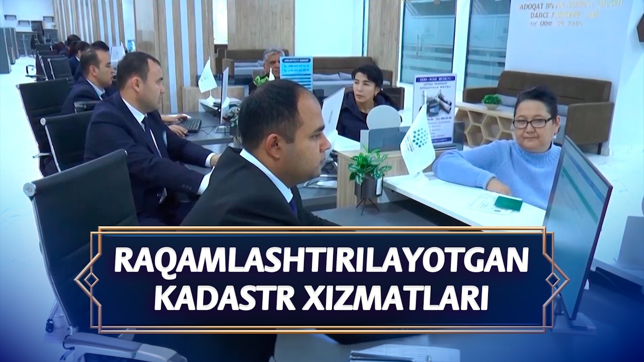 RAQAMLASHTIRILAYOTGAN KADASTR XIZMATLARI I Jarayon