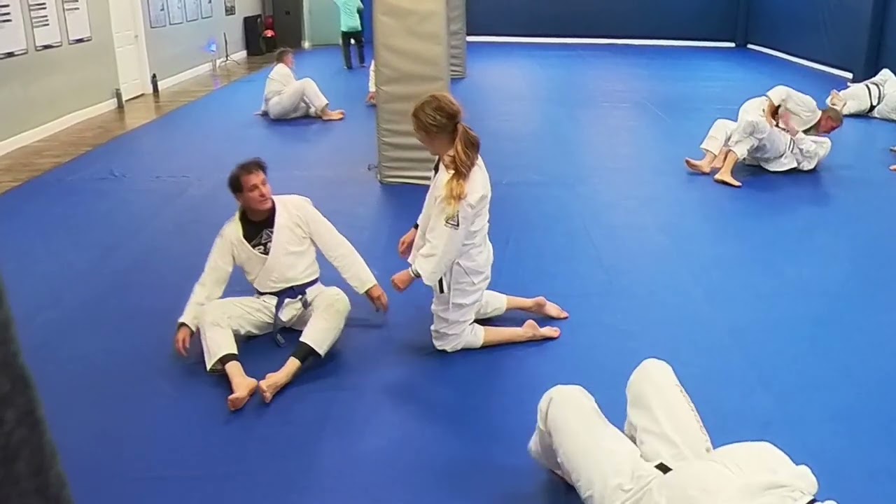 She came to kick ass and make pizza, and we are all out of dough. Gracie Jiu Jitsu sparring