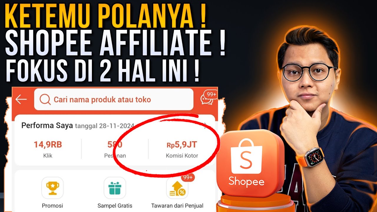 BARU KETEMU POLA & STRATEGINYA ! TIPS SHOPEE AFFILIATE & SHOPEE VIDEO
