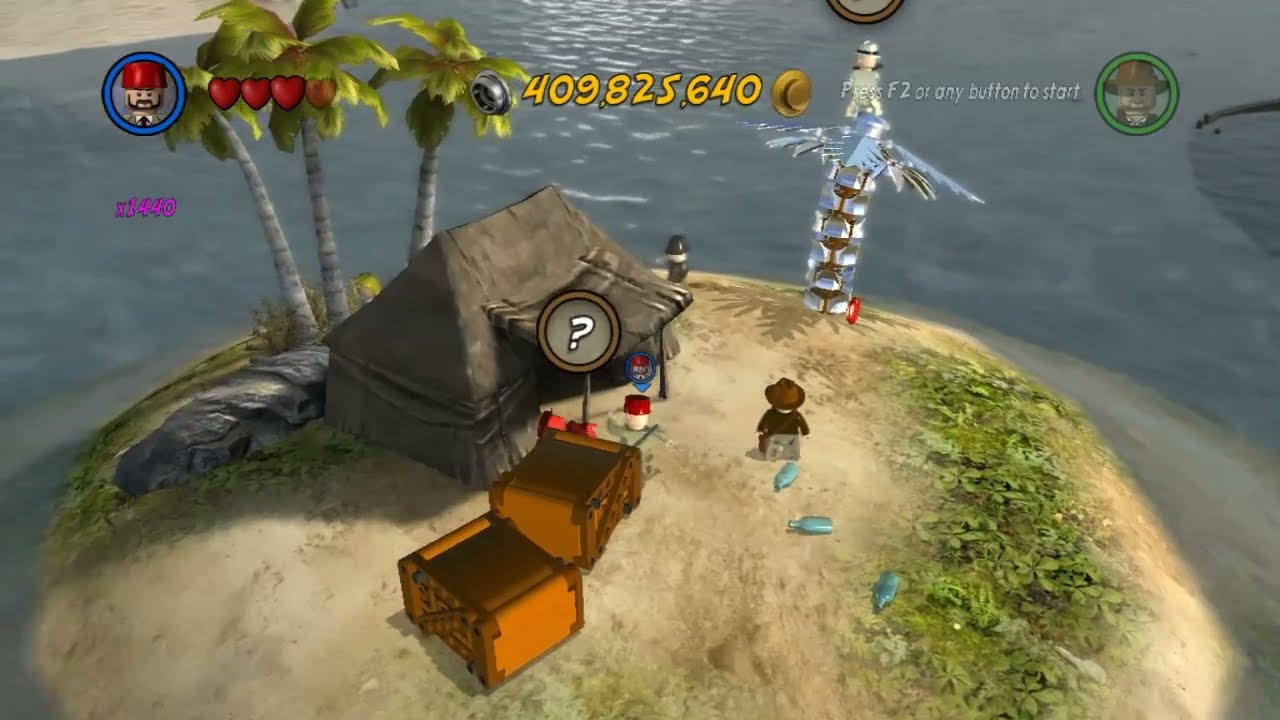 Lego Indiana Jones 2 - The Last Crusade - All Main Hub Collectibles (PC)