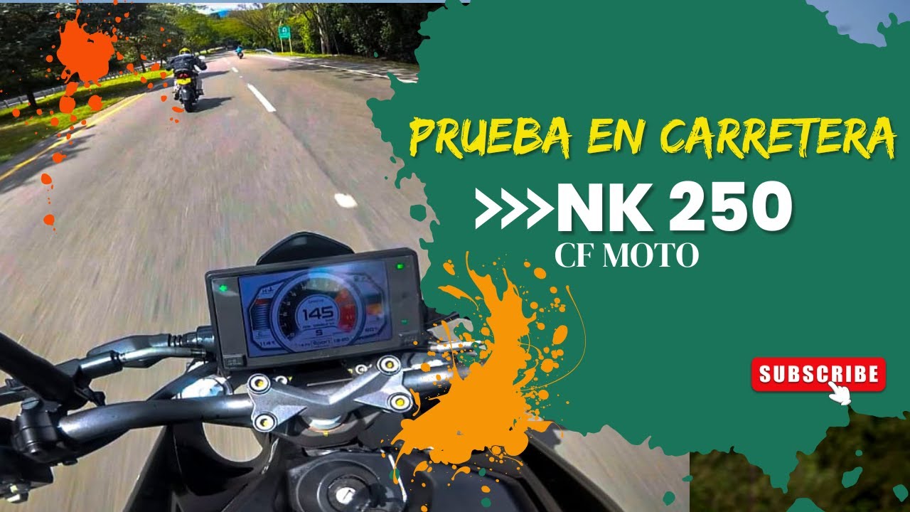 NK 250 CF MOTO - Prueba en Carretera