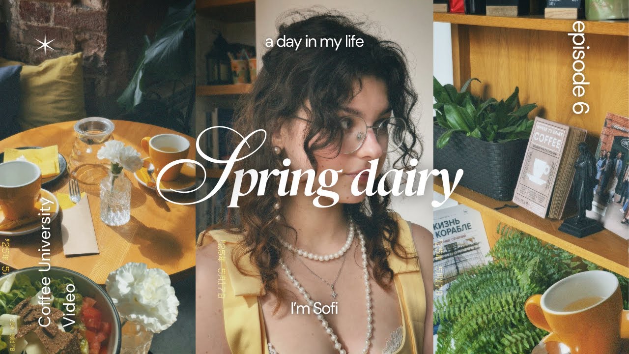 Съемки сюжета для учебы📽️ / spring dairy🌷/ дождь и первый поход в спортзал✨