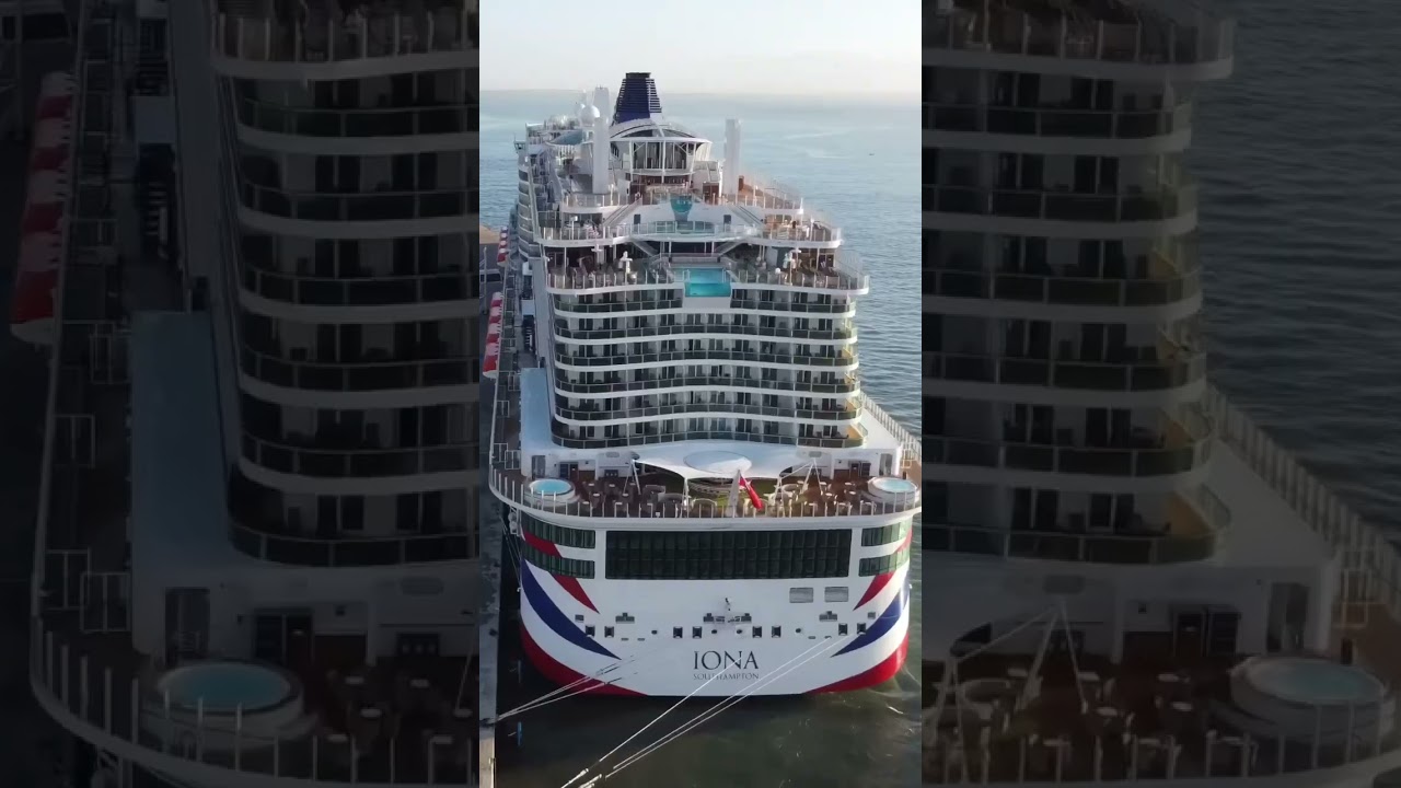 P&O Iona #shorts #drone #cruise
