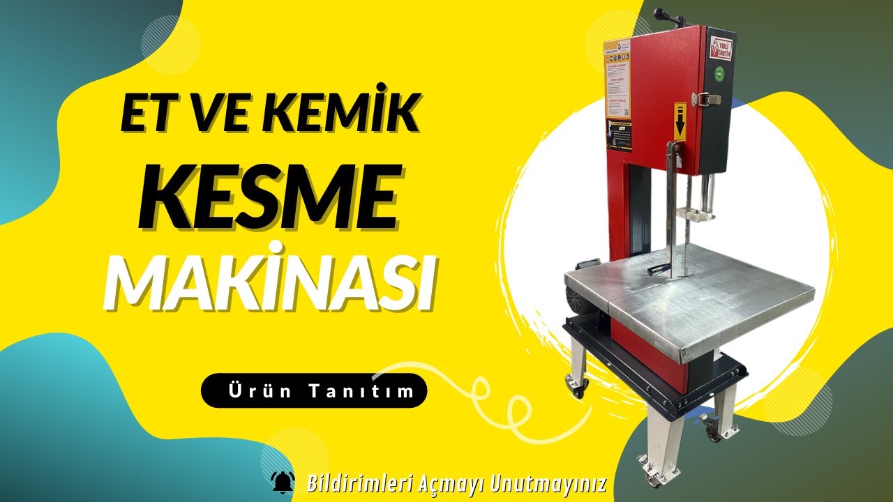GEBAMAX BMT30 ET VE KEMİK KESME MAKİNASI TANITIM | BOZKURT MAKİNE