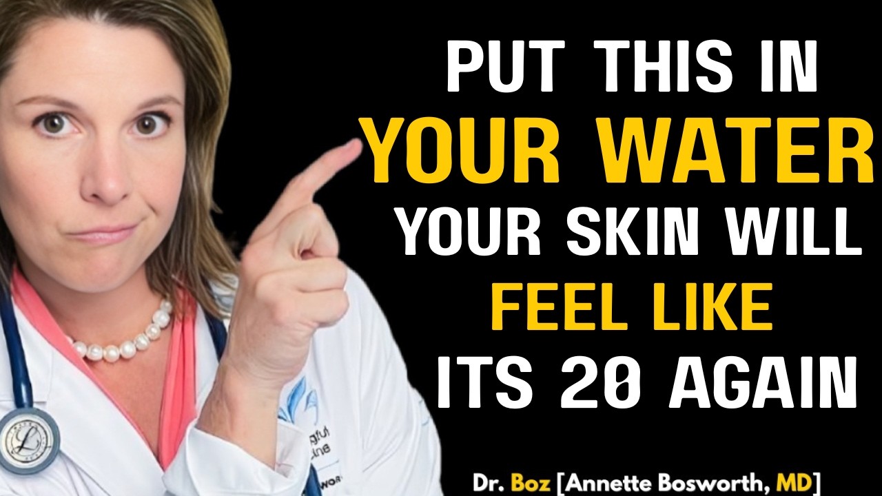 Don't Drink Plain Water Again — This Trick Boosts Collagen Instantly Dr . Boz