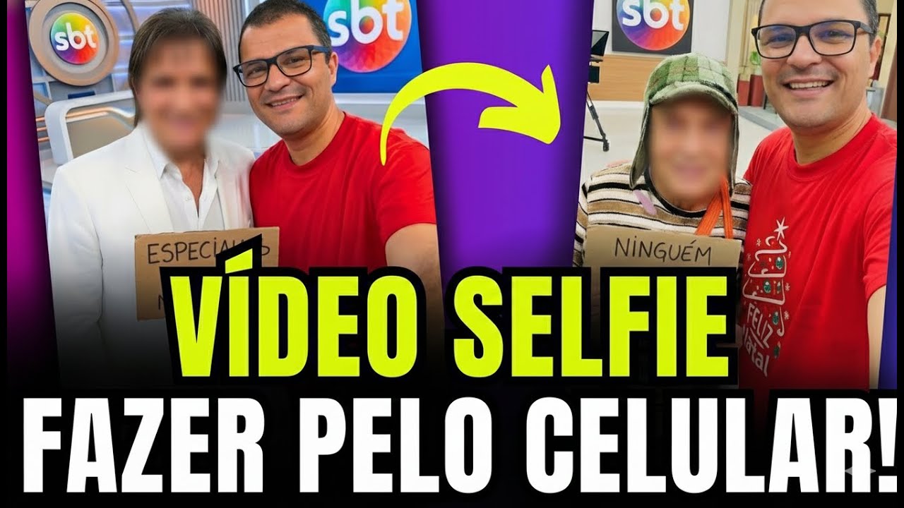 COMO FAZER A VIRAL DE SELFIE DE VÍDEO com FAMOSOS PELO CELULAR COM A IA - NOVA TREND