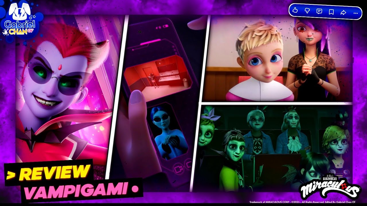 🦇VAMPIGAMI: JuleRose entre VAMPIROS!? Lila e a IDENTIDADE da LADYBUG!? | Análise | Gabriel Chan Of ✨