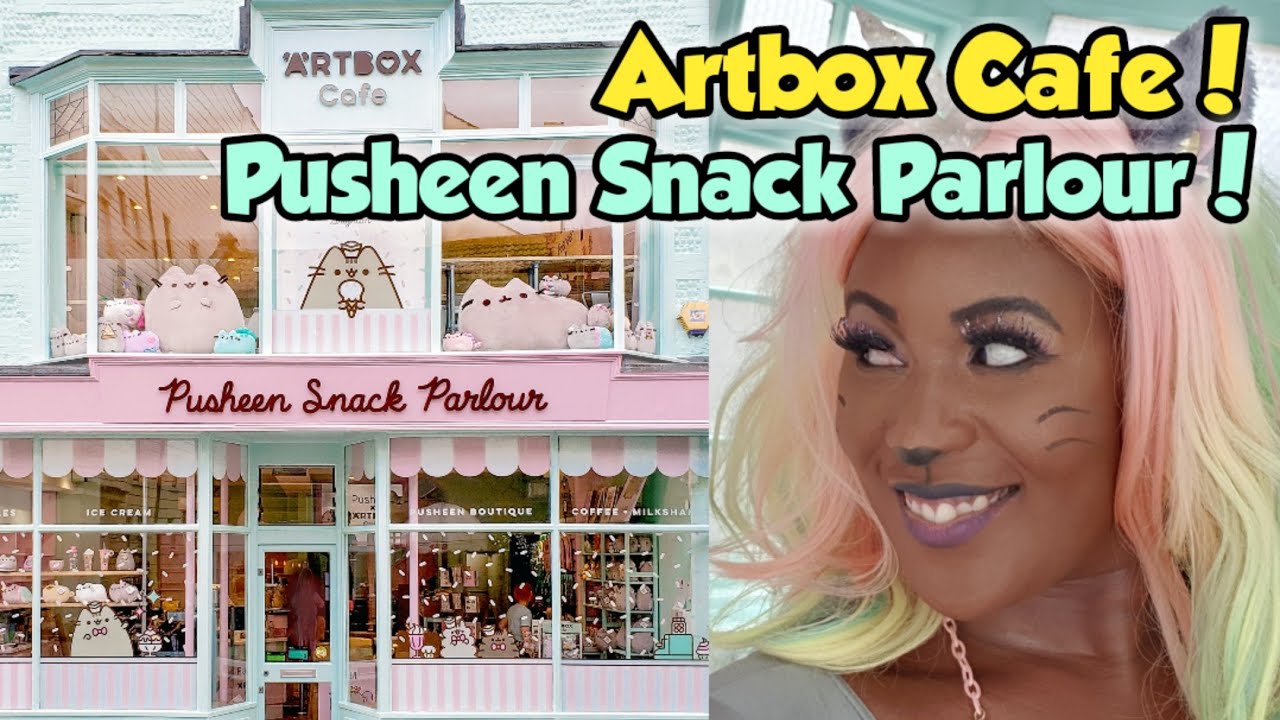 PUSHEEN CAFE IN BRIGHTON!!! ARTBOX CAFE  - PUSHEEN SNACK PARLOUR!