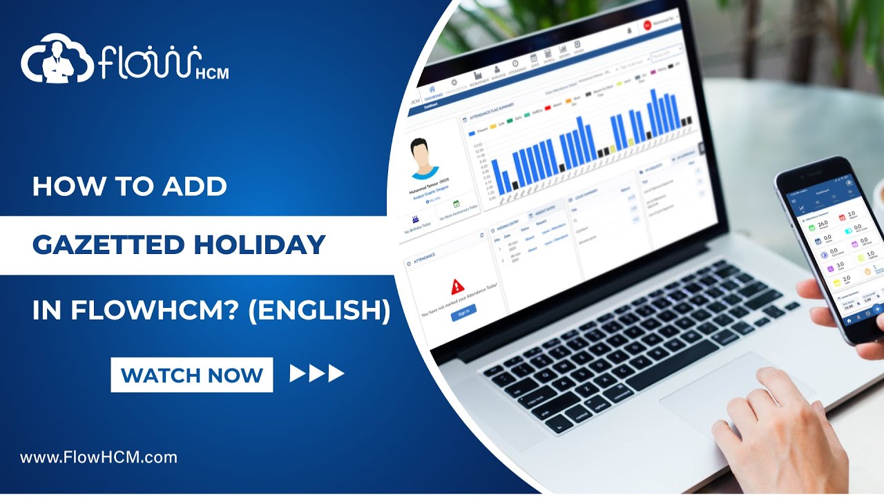 How To Add Gazetted Holiday In FlowHCM | HRMS FlowHCM (English)
