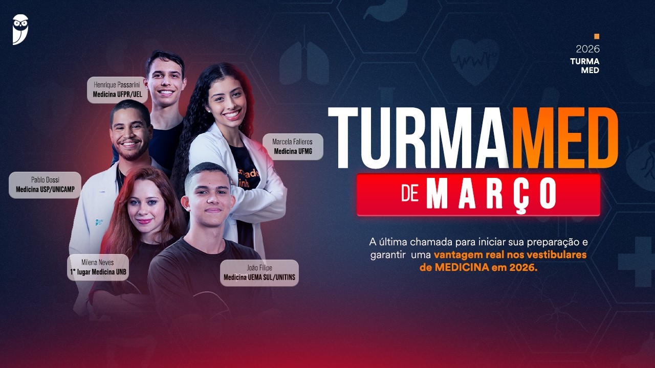 TurmaMED de Março: A última chamada para garantir uma vantagem real nos vestibulares de MEDICINA