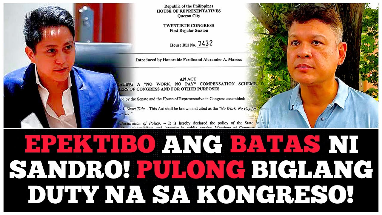 Kent Garcia is live! EPEKTIBO ANG “NO WORK NO PAY”NA BATAS NI SANDRO! PULONG NAGDUTY NA SA KONGRESO!