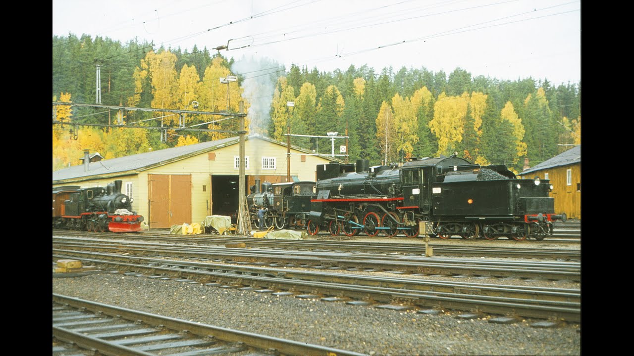 NJK transport lok 225 og 252 til Krøderen 10 10 1982