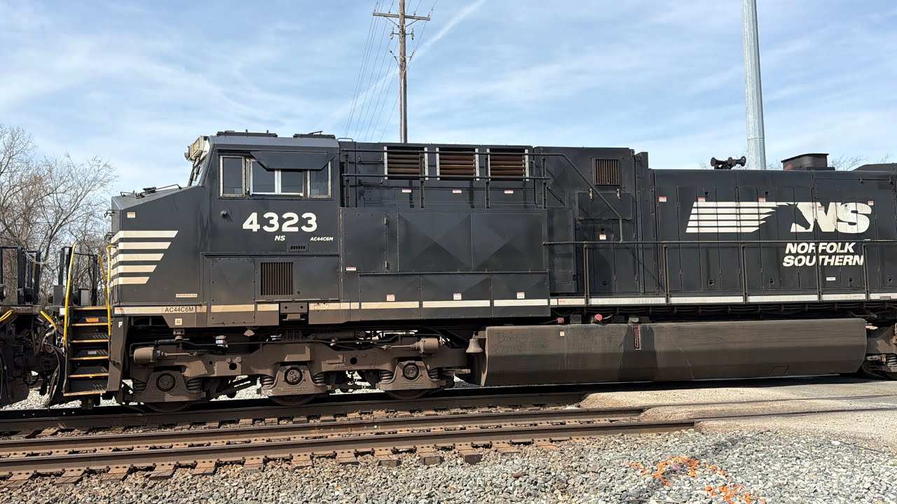 03/15/26 NS Ballast Train at Valley Crossing in Columbus, OH