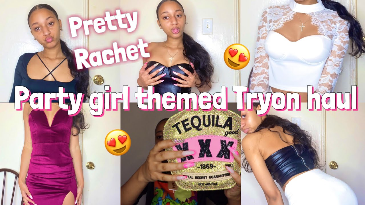 Party Girl Themed Try-On Haul😍PrettyRachet