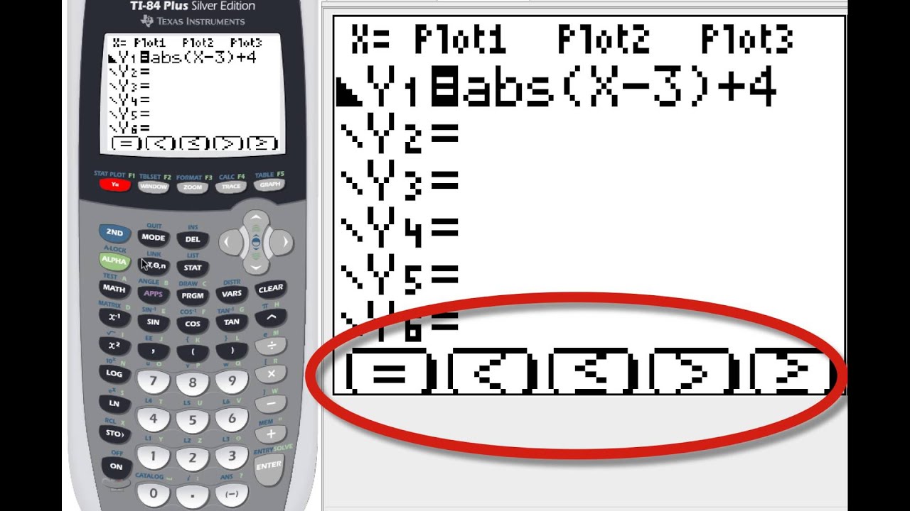 How to Graph Absolute Value Equations and Inequalities on the TI 84