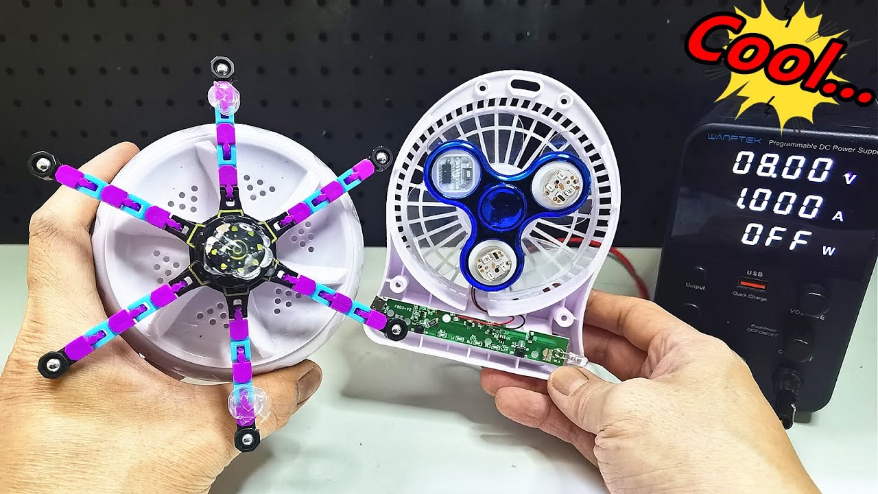 I Applied High Voltage to Modified Spinner Fan#007