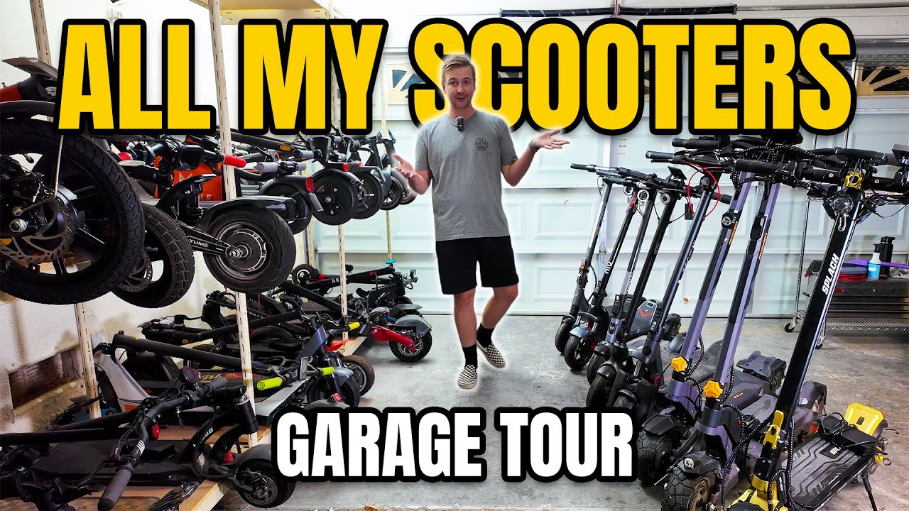 Garage Tour 2025: Looking at Every Scooter I Own!