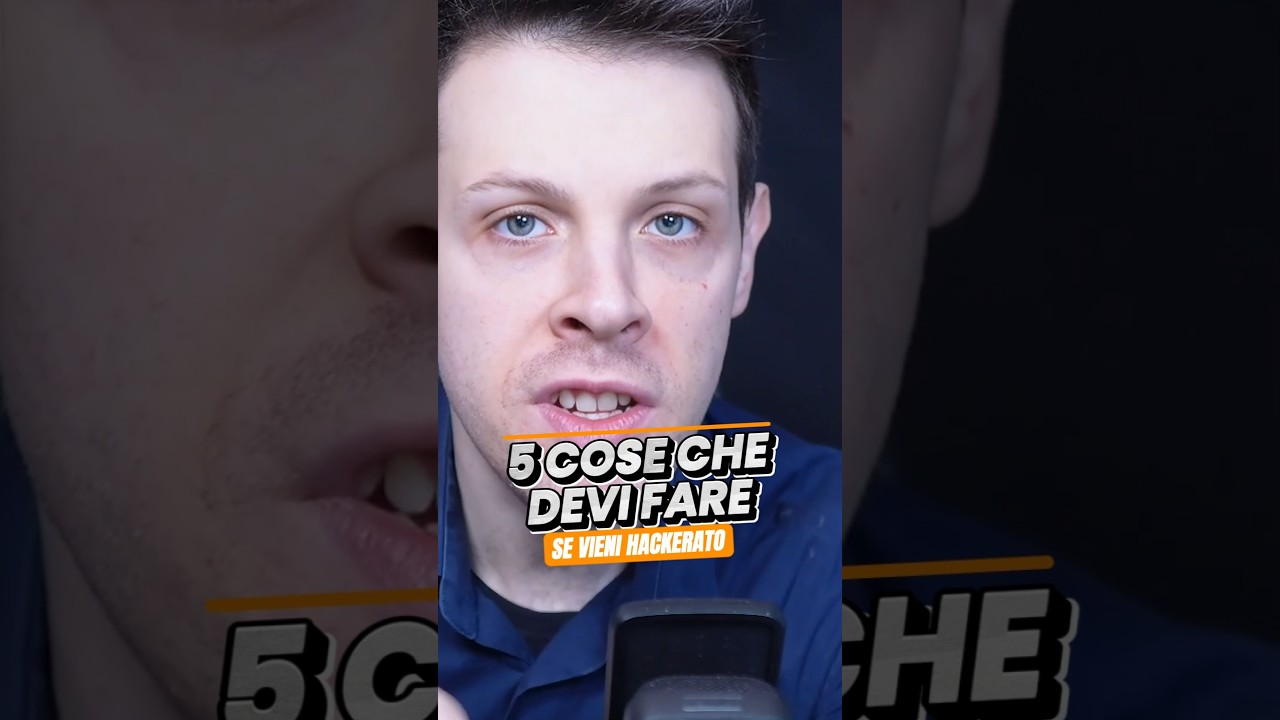 5 cose da fare SUBITO se sei stato hackerato
