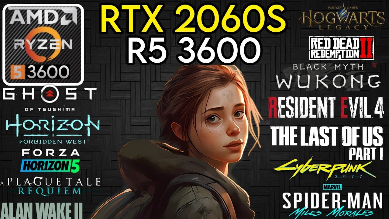 RTX 2060 Super + R5 3600 & 32GB Ram - Test In 14 Games !
