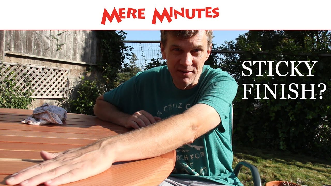 Woodworking glue and finish problems | Mere Minutes