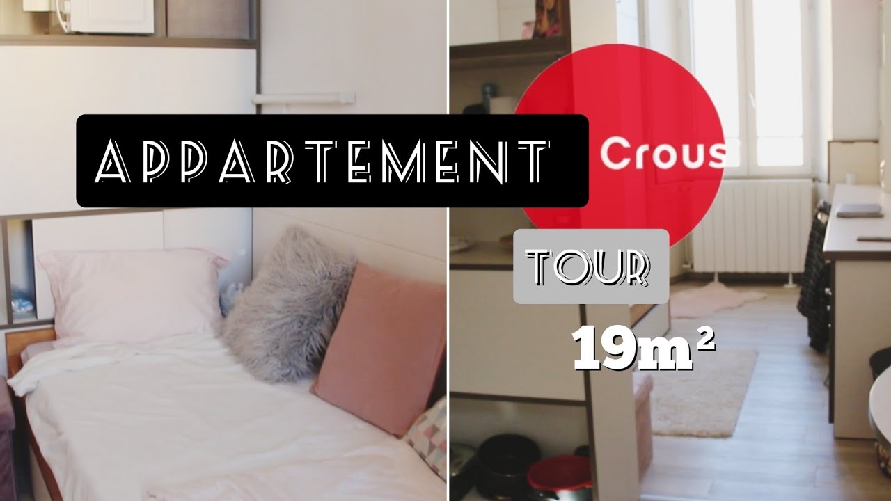 Appartement Tour | Logement étudiant Crous 19m²