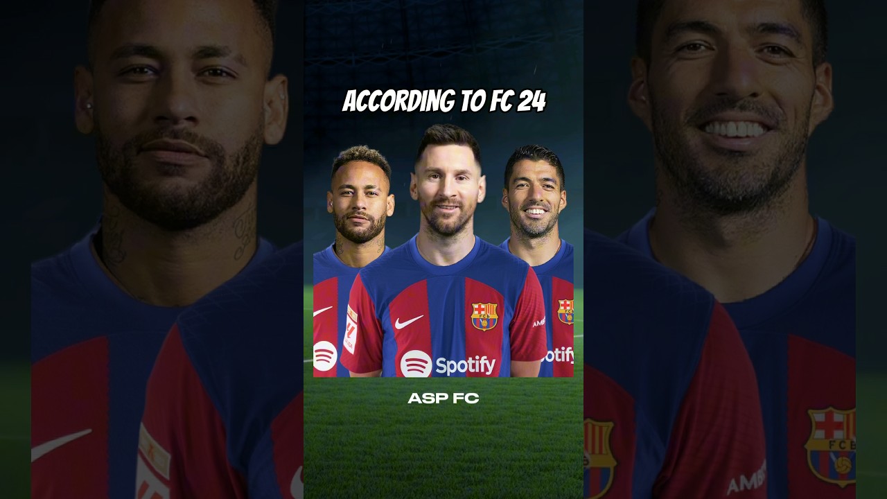 What if MSN returned to Barcelona today? FC 24 (Messi Neymar Suarez)