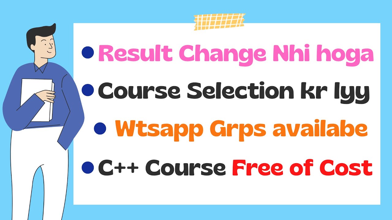 Result Change nhi hoga. / Course Selection kr lyy / VU Result News / Whatsapp Groups #vu