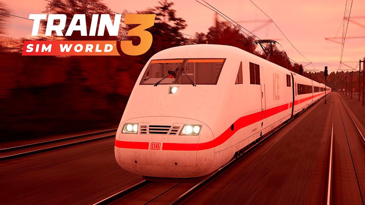ICE 1 im Sonnenaufgang! | Kassel-Würzburg | TRAIN SIM WORLD 3 #1