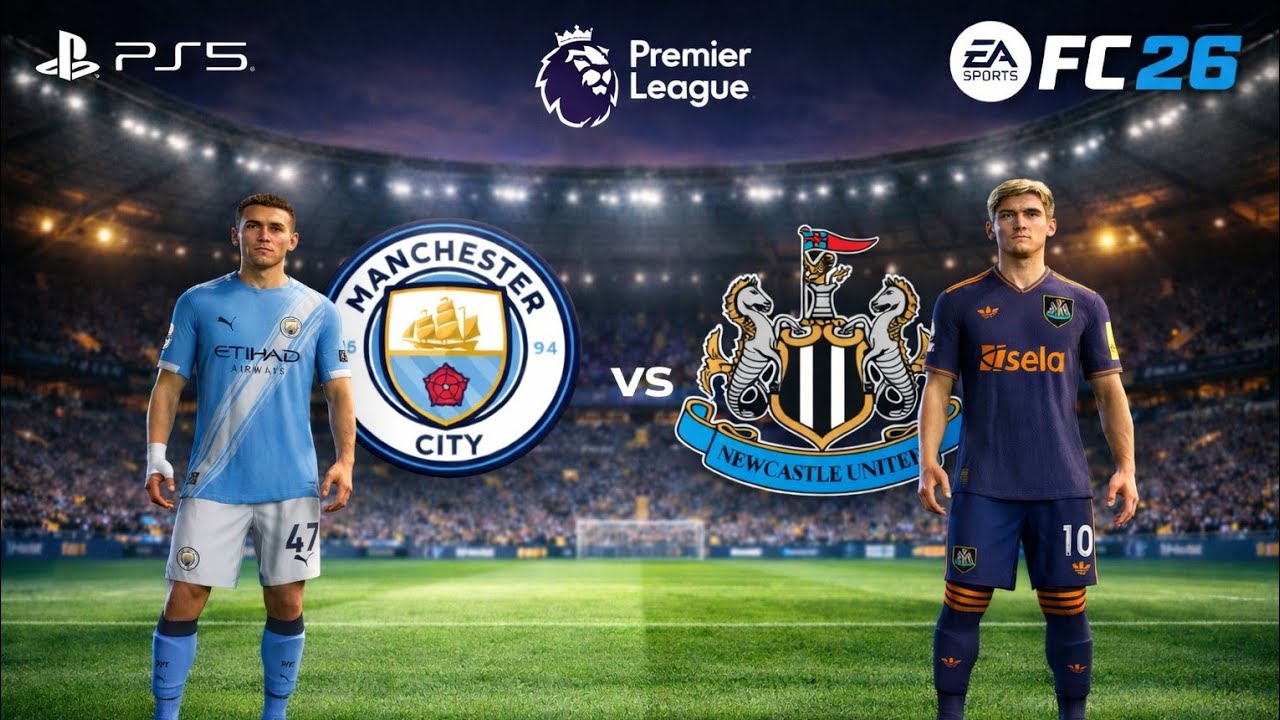 FC 26 - Manchester City Vs New Castle - PREMIER LEAGUE 25/26 FULL MATCH. \PS5 PRO [4K60}