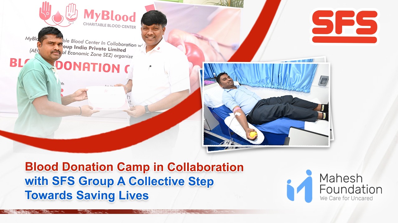 Blood Donation Camp in Collaboration with SFS Group | A Collective Step Towards Saving Lives