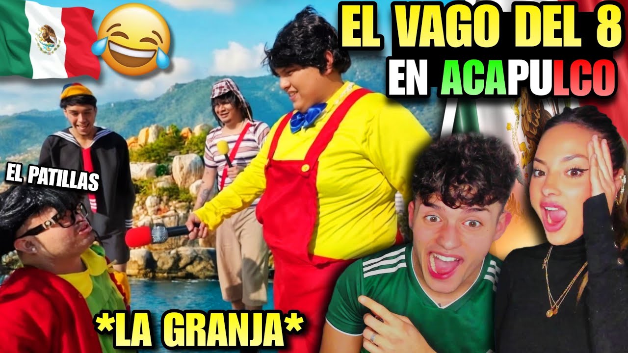 REACCIONAMOS a LA GRANJA con EL PATILLAS en M&Eacute;XICO y MORIMOS de RISA 🇲🇽😂 *fue UNA DESMADRE*