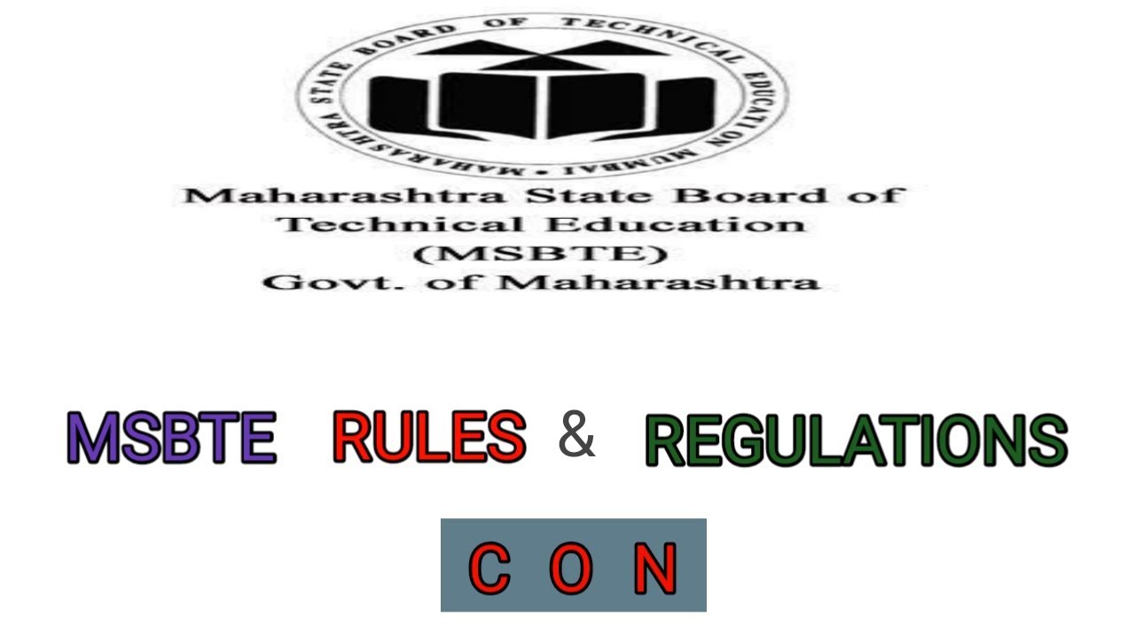 Msbte result Grace mark con rules&reg;ulations