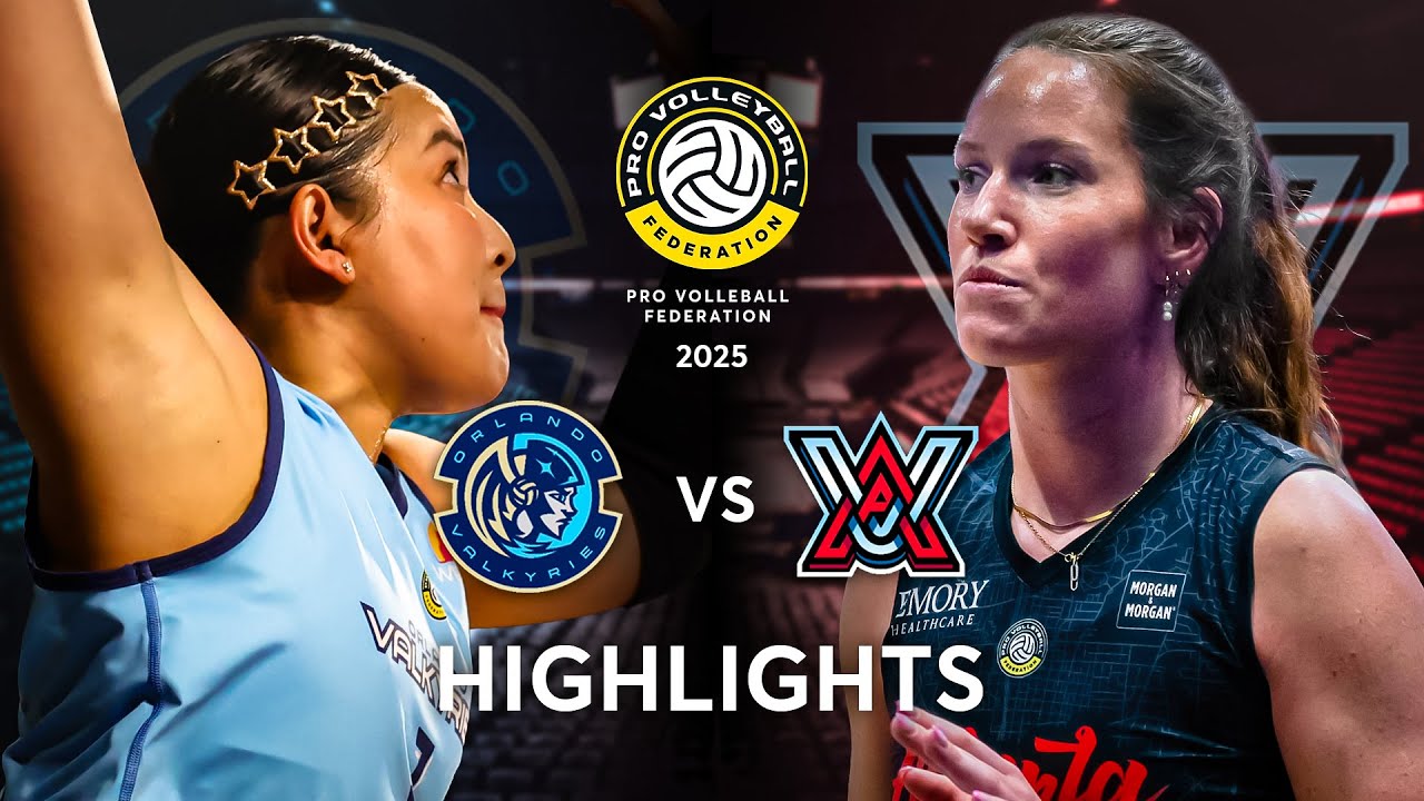 Orlando Valkyries VS Atlanta Vibe | HIGHLIGHTS | PVF 2025