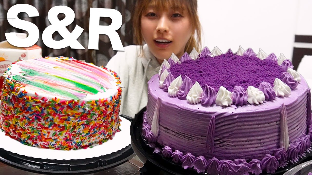 【大食い】フィリピンのコストコ？S&Rの巨大ケーキを爆食い！🧁