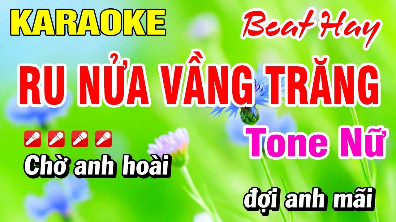 Karaoke Nhạc Sống Tone Nữ Ru Nửa Vầng Trăng 2026 (Beat Hay) Hoài Phong Organ
